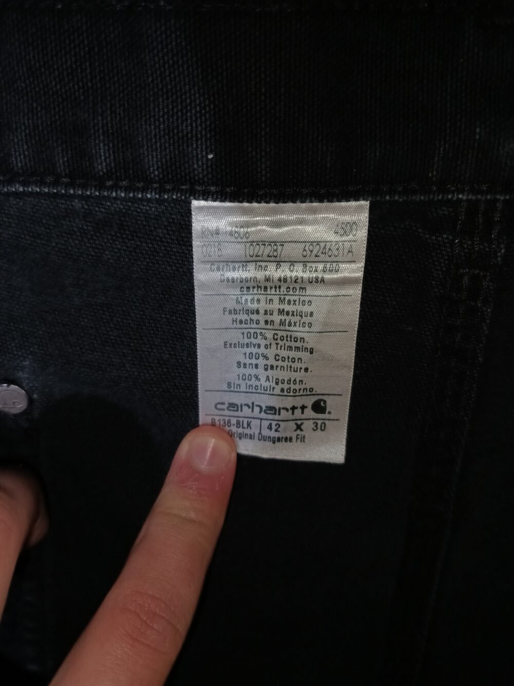 Carhartt double knee T.50